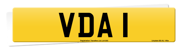 Registration number VDA 1